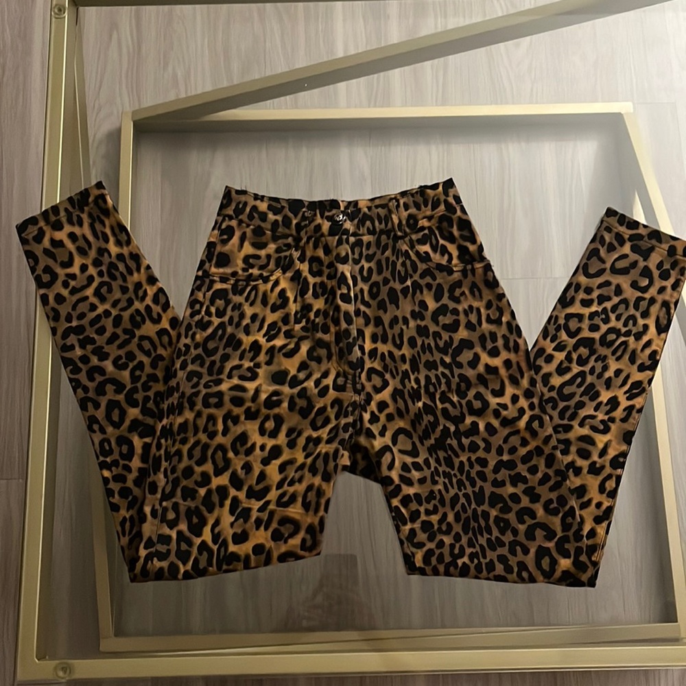 Verge Girl Leopard Print Ankle Pant